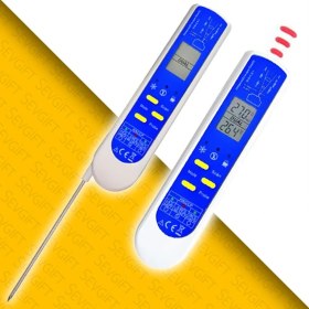 Resim Sevgift Amt 206 Infrared ve Daldırma Problu Gıda Termometresi (Haccp) 