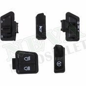 Resim Monero Düğme Seti 5 " Li Scooter - Arora Specıal-alfa 