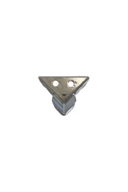 Resim DSYapıAksesuar Kelebek Gümüş Düz 2.5cm Metal Ayak Çeyiz ve Hediye Kutusu Mobilya Ayağı(4 ADET)(GÜMÜŞ 2.5cm) 