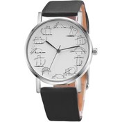 Resim Neevoyu Kadın Çocuk Öğrenci Kedi Desenli Kol Saati - Kvartz Hareketli - Siyah Renk - Leopar Pembe Mint Yeşili Seçenekli Çok Renkli 