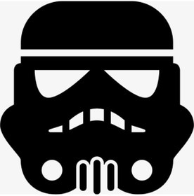 Resim Star Wars 1 Sticker Oto-motor-laptop-duvar-dekor 10 X 10 Cm 