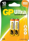 Resim R6 AA Boy Ultra Alkalin Kalem Pil 2 Li Paket Gp15Au-U2 GP