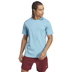 Resim adidas D4T Cord Wo Tee Erkek T-Shirt Açık Mavi 