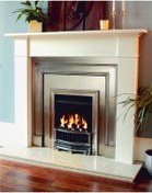 Resim Brompton Model Odunlu Şömine 