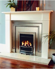 Resim Brompton Model Odunlu Şömine 