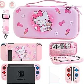 Resim GLDRAM Switch Carrying Case for Hello Kitty 