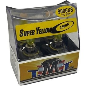 Resim T.M.T 12V Hb4A Ampul 55W 2300K Sarı Düz Soket Korea 2 Ad N11.765 