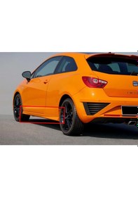 Resim Seat İbiza Mk4 2kapı Cupra Yan Marşpiyel Seti Plastik 2 Adet Mat Siyah 2008-2017 Karlık+ek+bodykit 