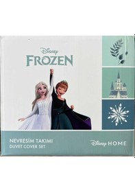 Resim Özdilek Disney Frozen Leaves Tek Kişilik Lisanslı Nevresim Takımı Çok Renkli 