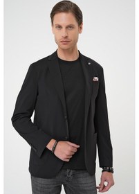 Resim Efor Regular Kalıp Mono Yaka Torba Cep Casual Siyah Ceket C 709 Siyah 