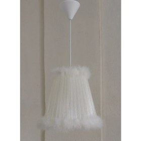 Resim Krem Kumaş Avize M-12 Yatak Odası Çocuk Odası Genç ve Bebek Odası Avize Aydınlatma Sarkıt 