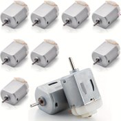 Resim 10 adet, 3V~6V 130 DC Küçük Motor, Kendin Yap Küçük Üretim Motoru, Mikro Küçük Motor 