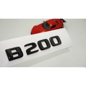 Resim B 200 Bagaj Parlak Siyah ABS 3M 3D Yazı Logo 