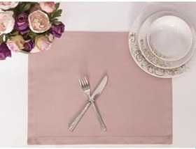 Resim Tropik Home Pamuklu Pudra Renkli Amerikan Servis Masa Sunum Supla 35x45 