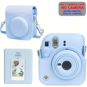 Resim Fujifilm Instant Mini 12 için uygun olan Richcolor Mini 12 Kamera Çantası - Ayarlanabilir Askı ile birlikte gelir, Mini12 için Film Hassasiyeti Deliği, Sağ Alt Lens Uyumu ve Film Sayma için Küçük Görünüm Portu ile Suni Deri Kamera Kılıfı, 64 Mini Fotoğraf için Mini Fotoğraf Albümü içerir, Tatil Hediyeleri için Mükemmel (Sadece Kamera Kılıfı, Kamera Dahil Değil) 