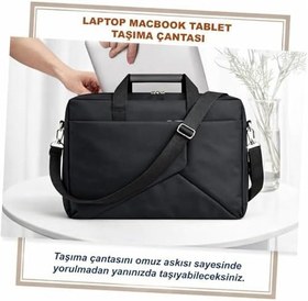 Resim Microcase Lenovo Tab M10 TB328FU 10.1 inch / T328 9-14 inch Tablet Macbook Laptop Çantası 2 Bölmeli Siyah AL5559 
