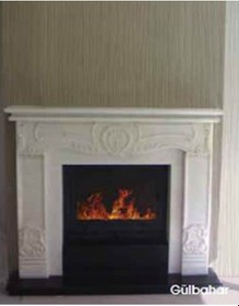 Resim Gülbahar Model Odunlu Şömine 