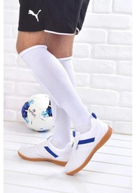 Resim Lig monaco Kauçuk taban salon ayakkabısı Beyaz 