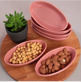 Resim Keramika Gül Kurusu Deniz Çerezlik/Sosluk 14 Cm 6 Adet 