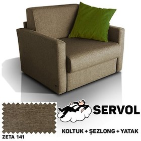 Resim Seray Servol Tekli Yataklı Koltuk ZETA 141 