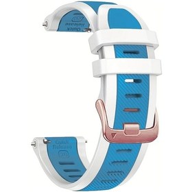 Resim Cloud011 Garmin Vivoactive 5 3 Venu Sq 2 Mavi 20mm Silikon Universal Kol Saati Kayışı 