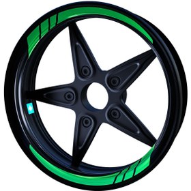 Resim Moto GP Orman Yeşili İç Jant Şeridi Sticker Çınar Extreme 