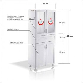 Resim Tıbbi Malzeme İlaç Ecza Enjektör Doktor Klinik Hastane Sağlık Ocağı Revir Dolabı Dolap Dolapı 