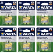 Resim Varta 5706 Aa 2700 Mah Şarjlı Kalem Pil 12 Adet 