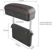 Resim Anjiexun Kol Dayama Desteği Dirsek Dayama Pedi Konsol Depolama Düzenleyici A 