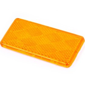 Resim AHMET OTOMOTİV DİKDÖRTGEN REFLEKTÖR UNİVERSAL 9cm x 4cm SARI RENK 