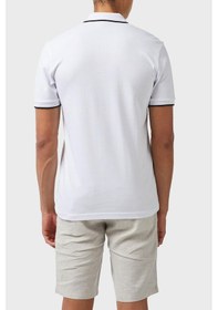 Resim Boss Erkek Polo Yaka T Shirt 50507699 100 Beyaz Beyaz 