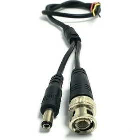 Resim Eyepc 5 Adet Bnc+Power Jak Fişli Güvenlik Kamera Kablosu 50CM Cctv 