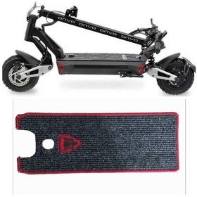 Resim Elektrikli Scooter Aksesuar Koruyucu Paspas Onvo Rx-4 Rx4 Rx-4 Uyumlu Kırmızı Kurt Nakış Armalı 