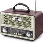 Resim Paleon NS-8097BT Nostalji Radyo Kablosuz Hoparlör - Speaker 
