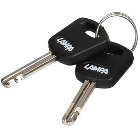 Resim Lampa Stone Kırmızı 5,5mm Disk Kilidi 2 Anahtarlı 90589 