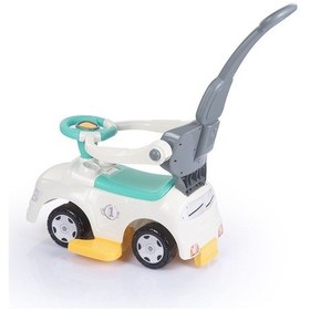 Resim 2634 Pedalsız Step Araba 3ın1 -dolu Oyuncak Beyaz 