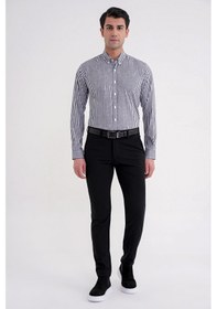 Resim G 1598 Gömlek Slim Siyah Siyah 