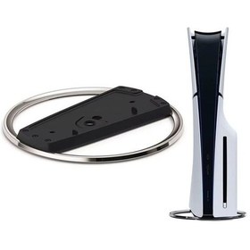 Resim Ps5 / Ps5 Slim Konsol Diskli Ve Dijital Model İçin Vidalı Metal Dikey Stand 