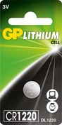 Resim GP CR1220 3V Lityum Düğme Pil Tekli GP Batteries