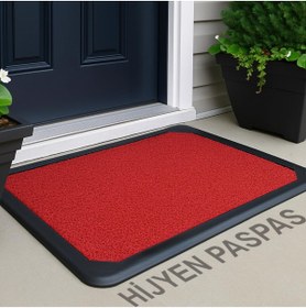 Resim AyrStore TechbutiQ Dezenfektan Hijyen Paspası Dış Kapı Ev Ofis Apartman Giriş Halısı Kıvırcık Pasp 