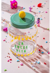 Resim Acar Vicenza Renkli Cam Kavanoz - 2,9 L Renkli 