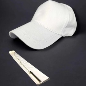 Resim Ceritoğlu Unisex Ayarlanabilir Düz Sport Tarz Şapka Beyaz 
