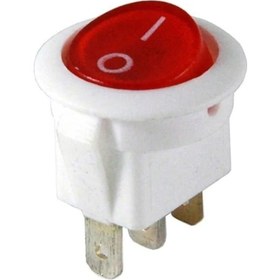 Resim Lockway Ic-131-4 Yuvarlak Işıklı Anahtar 50 Adet 