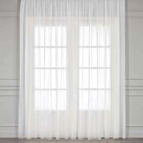 Resim Garden Sıla Tül Perde - Beyaz - 300x270 cm 