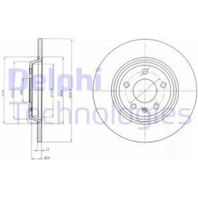 Resim Delphi DELPHI BG4081C FREN DİSKİ ÇİFTLİ PAKET BOYALI A4 A5.A6 A7.Q5.S6.S 