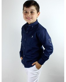 Resim Doctor Junior Erkek Çocuk Gömlek Uzun Kol Lacivert 
