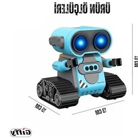Resim Akıllı Uzaktan Kumandalı Robot, Sesli Ve Işıklı Eğlenceli Oyun 