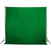 Resim Greenbox Chromakey-Yeşil Fon Perde(2 X 3 M) ve Fon Standı Kıt 