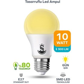 Resim 10w Tasarruflu Gün Işığı Led Ampul 1 Adet 1 Adet 