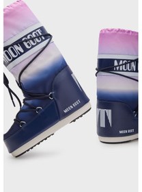 Resim Moon Boot Kadın Kar Botu 80d1402920 F003 Mavi-Siyah Mavi - Siyah 